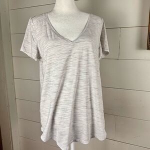 Lululemon Love Tee V-Neck - Heathergray - Pima Cotton - Size S/M